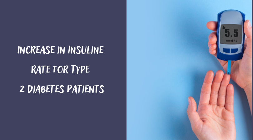 Increase in Insuline Rate for Type 2 Diabetes Patients